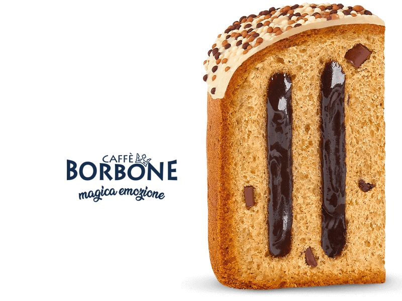 Dettaglio Panettone Caffè Borbone Dettaglio Panettone Caffè Borbone