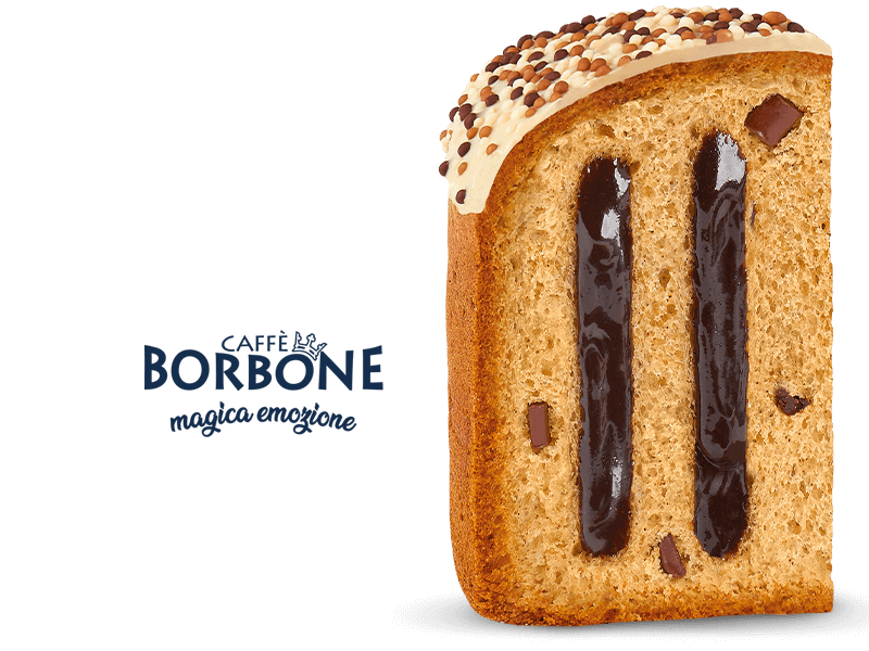 Dettaglio Panettone Caffè Borbone