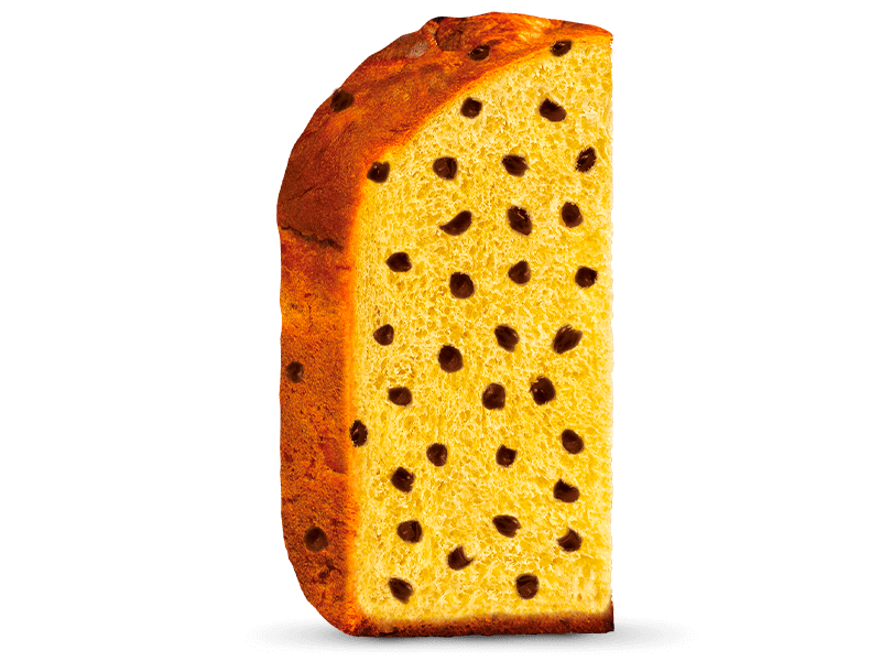 Dettaglio Panettone with Chocolate drops Emilia Zàini Dettaglio Panettone with Chocolate drops Emilia Zàini
