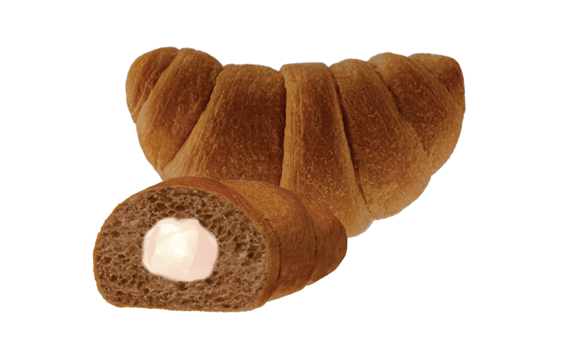 Dettaglio Croissant al Cacao ALVINNN!!! con crema al Latte Dettaglio Croissant al Cacao ALVINNN!!! con crema al Latte