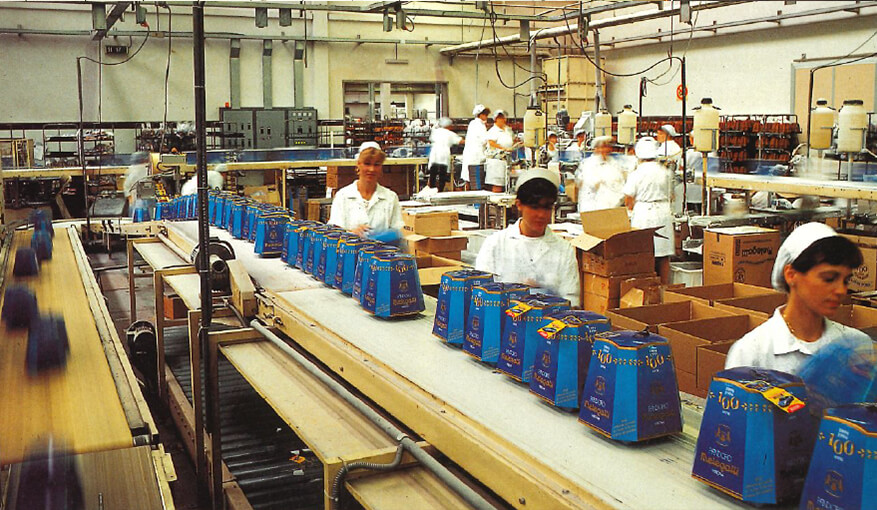 Produzione del Pandoro nello stabilimento di S. Giovanni Lupatoto