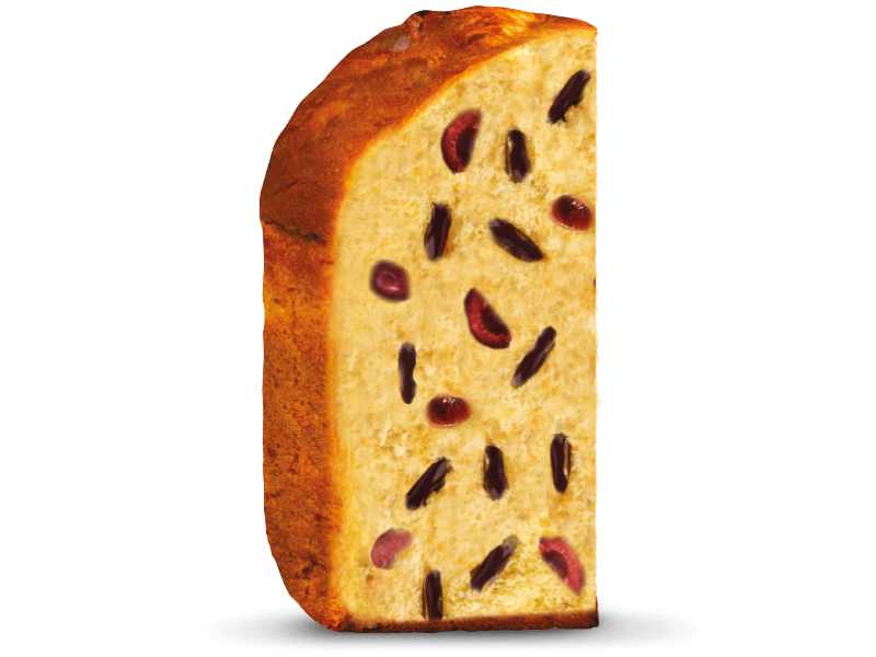 Dettaglio Panettone Cioccolato & Ciliegia